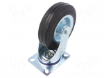 Transport wheel | &Oslash;: 125mm | W: 38mm | H: 156mm | torsional | 120kg | SM