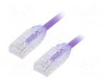 Patch cord | TX6A-28&trade;,U/UTP | Cat: 6a | RJ45 plug,both sides | wire