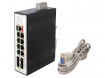 Switch Ethernet | managed | Number of ports: 12 | 24&divide;57VDC | RJ45,SFP