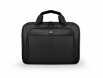 PORT DESIGNS | 105064 | HANOI II CLAMSHELL | Fits up to size 15.6 " | Messenger - Briefcase | Black | Shoulder strap