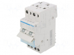 Toggle switch | Poles: 2 | 230VAC | 40A | IP20 | for DIN rail mounting