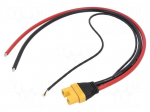 Connector: DC supply | plug | female | AS150U | 70A | 500V | PIN: 6 | yellow