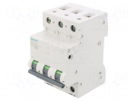 Circuit breaker | 230/400VAC | Inom: 10A | Poles: 3 | Charact: C | 10kA