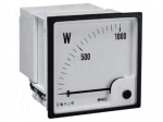 Meter: power | analogue,mounting | on panel | 50/5A | 400V | 50&divide;60Hz