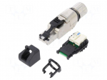 Connector: RJ45 | plug | PIN: 8 | Cat: 6a | shielded | gold-plated | 8p4c