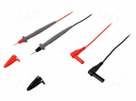 Test leads | Urated: 1kV | Inom: 10A | Len: 1.22m | black,red