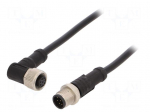 Cable: for sensors/automation | M12 | PIN: 8 | with metal nut | plug