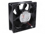 Fan: DC | axial | 125x125x38mm | 232.8m3/h | 49dBA | ball | 3600rpm