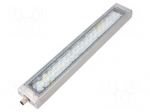 LED lamp | white cold | 24VDC | 1300lm | 6500K | IP66 | PIN: 4 | -40&divide;60&deg;C