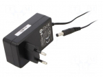 Power supply: switching | mains,plug-in | 12VDC | 3A | 36W | 87.41%