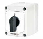 PNRS2590 cam switch 0-1 1P 25A IP65