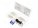 Diode: LED-kit | THT | 3mm | 170pcs | 2.7&divide;3.4VDC | plastic box | 20mA | 30&deg;