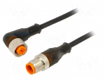Cable: for sensors/automation | PIN: 4 | 5m | plug | 30VDC | 4A | RST | IP67