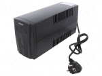 Power supply: UPS | 390W | 650VA | 230V | Schuko x2 | 280x140x100mm