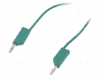 Test lead | 60VDC | 30VAC | 16A | with 4mm axial socket | Len: 2m | green