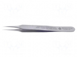 Tweezers | 110mm | Blades: narrowed | Blade tip shape: sharp