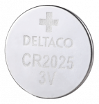 Lithium battery DELTACO Ultimate 3V, CR2025 button cell, 1-pack / ULT-CR2025-1P