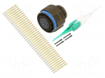 Connector: military | plug | female | PIN: 37 | straight | crimped | 5A