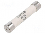 Fuse: fuse | 10A | 600VAC | quick blow | ceramic,cylindrical | 6.3x32mm