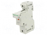 Fuse base | 14x51mm | for DIN rail mounting | 50A | Poles: 1