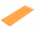 Heat shrink sleeve | glueless | 2: 1 | 38.1mm | L: 1m | orange