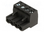 Connector: pluggable terminal block | female | PIN: 4 | straight