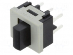 Switch: slide | Pos: 2 | DPDT | 2A/250VAC | ON-ON | No.of term: 6 | PCB,THT