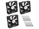 Fan: DC | axial | 12VDC | 120x120x25mm | 32dBA | HDB | 600&divide;1600rpm | black