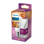 PHILIPS LED stikla 75W A60 E27 matēta Warm Glow dimmējama CRI90 spuldze 8719514324039 929003011301