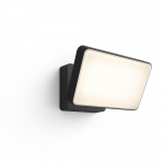 Philips Hue Welcome āra sienas lampa pie ieejas/garāžas melna EU 915005731602 8719514382763