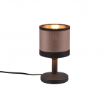 Trio Davos table lamp E14 matt black/greige gaismeklis R59551041 4017807574340