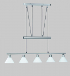 Trio Stamina piekarama lampa 5-pc E14 white brushed steel 3751051-07 4017807169027