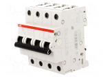 Circuit breaker | 230/400VAC | Inom: 16A | Poles: 4 | Charact: D | 6kA