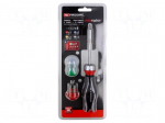 Screwdriver: universal-set | with ratchet | 15pcs.