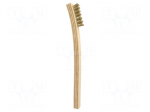 Brush | horse hair | L: 200mm | for precision work | single sided