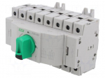 Mains-generator switch | Poles: 4 | 415VAC | 80A | IP20 | Stabl.pos: 3