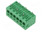Connector: PCB terminal block | terminal | 40A | 600V | angled 90&deg;