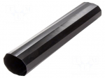 Heat shrink sleeve | glued | 175mm | L: 1m | black | Temp: -15&divide;125&deg;C