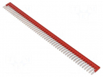 Comb bridge | red | terminals: 50 | 5mm