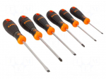 Screwdriver: universal-set | Phillips,slot | BahcoFit | 6pcs.
