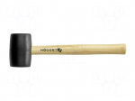 Hammer | 680g | round | wood (ash) | with a soft-face
