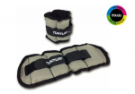 Tunturi Wrist and Ankle Weights 1kg, Gray, 2pcs