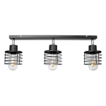 Uued tooted // ISLA oprawa ścienno-sufitowa, moc max. 3x60W, E27, czarna, listwa