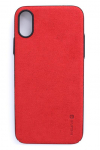 Back panel cover Evelatus Apple iPhone X Velvet Red