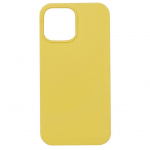 Back panel cover Evelatus Apple iPhone 12 Pro Max Premium Soft Touch Silicone Case Yellow
