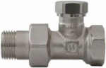 Straight lockshield 3/4''
