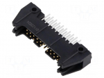 Connector: IDC | socket | male | PIN: 20 | 3000 | straight | 5A | THT | 2.54mm