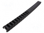 Cable chain | 1450 | Bend.rad: 75mm | L: 999mm | Int.height: 21mm