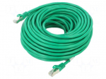 Patch cord | F/UTP | Cat: 6 | RJ45 plug,both sides | stranded | CCA | 20m