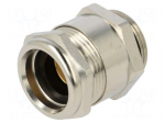 Cable gland | M25 | 1.5 | IP68 | brass | metallic